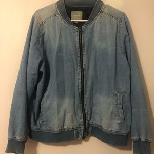 Bomber Jean Jacket
